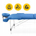 Массажный стол  4FIZJO Massage Table Alu W60 Blue - фото №3